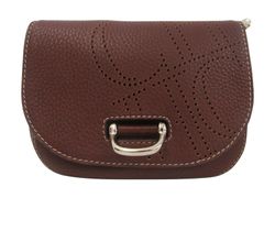 Crossbody, Leather, Brown, 3